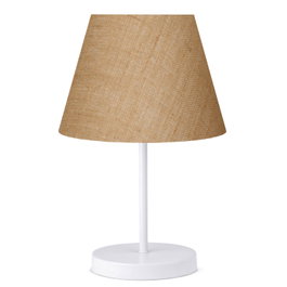Opviq AYD-3120 Lámpara de Mesa Crema y Blanco